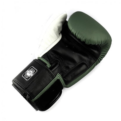 Twins BGVL 4 Boxhandschuhe Schwarz Olive Weiß