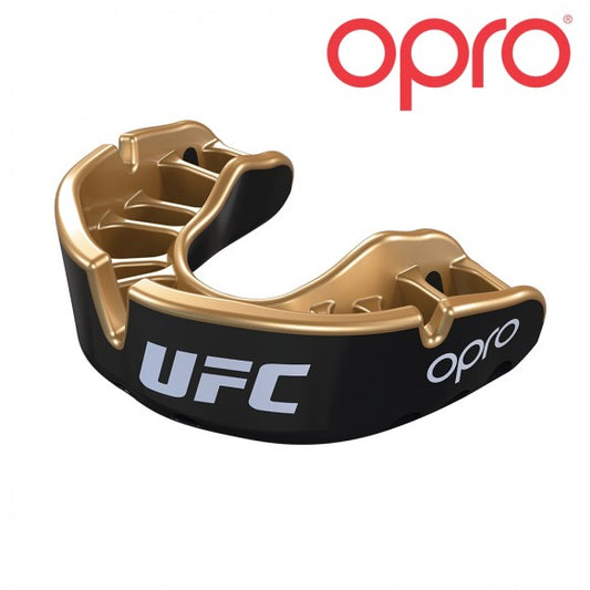 UFC Mundschutz Opro Gold Schwarz Metall/Gold