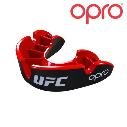 UFC Mundschutz Opro Silber Schwarz/Rot