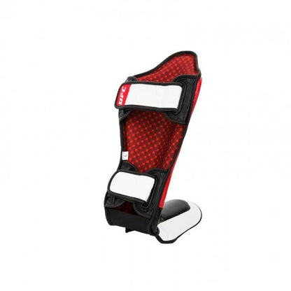 UFC Training Shin Guard Leather black/red