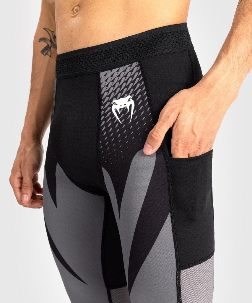 Venum Attack Spats - Black/Grey
