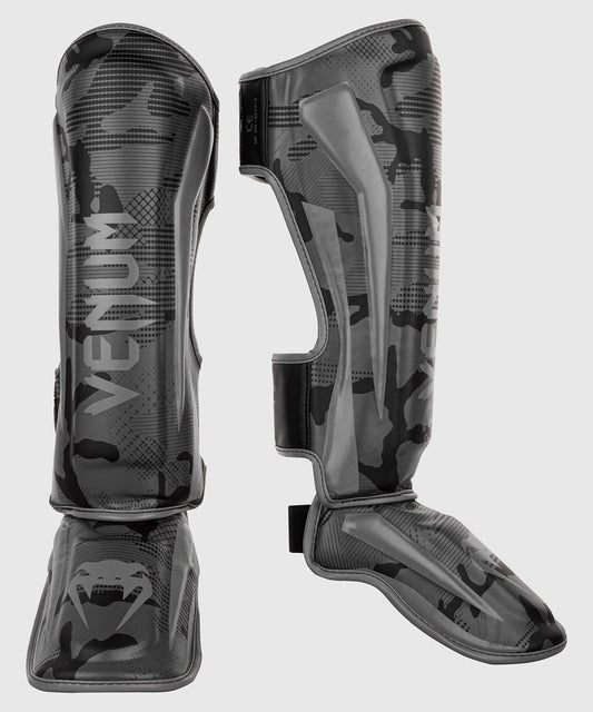 Venum Elite Schienbeinschutz - Schwarz/Camo dunkel
