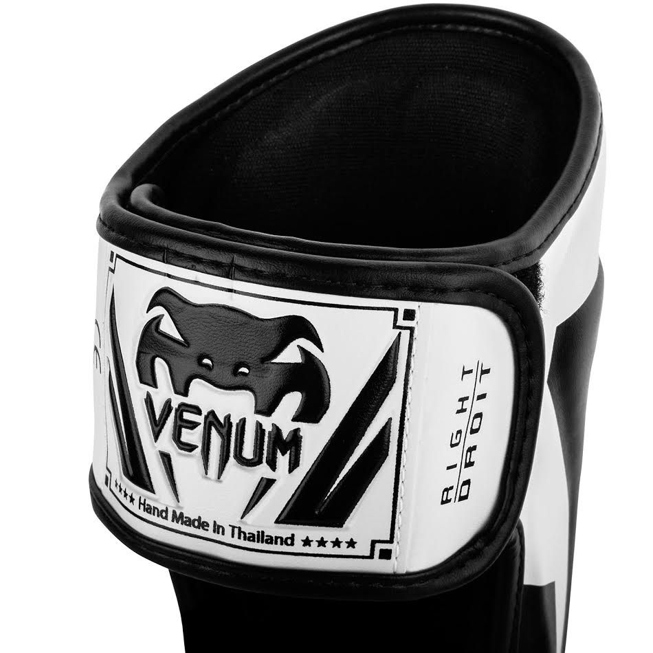 Venum Elite Standup Schienbeinschützer Weiß Schwarz