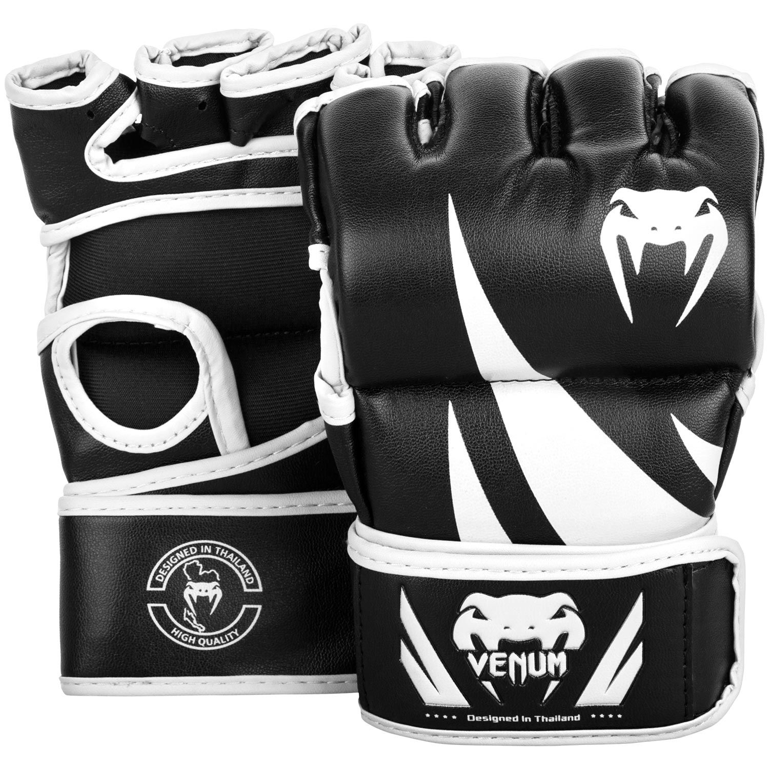 Venum Challenger MMA Handschuhe - Ohne Daumen - Schwarz