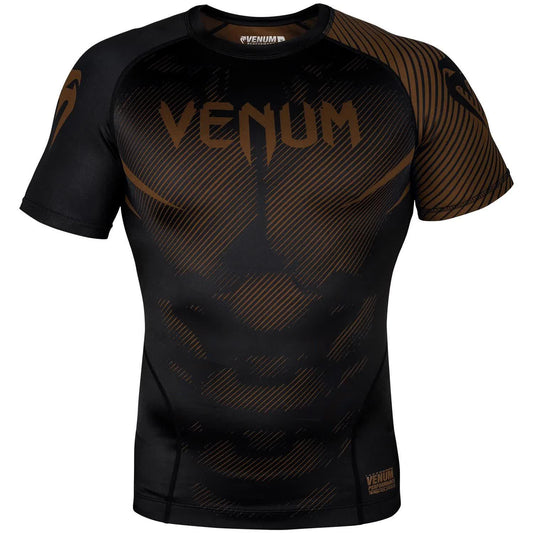 Venum NoGi 2.0 Rashguard - Kurzarm - Schwarz/Braun