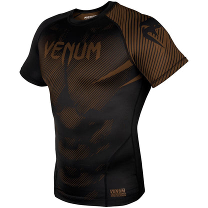 Venum NoGi 2.0 Rashguard - Kurzarm - Schwarz/Braun