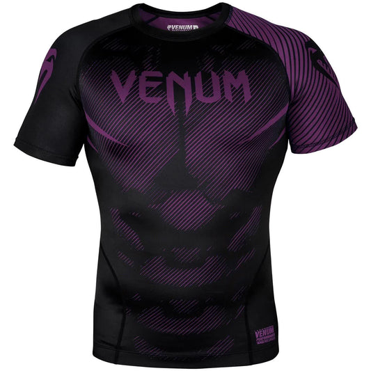 Venum NoGi 2.0 Rashguard - Kurzarm - Schwarz/Lila