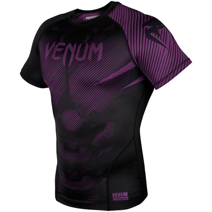 Venum NoGi 2.0 Rashguard - Kurzarm - Schwarz/Lila