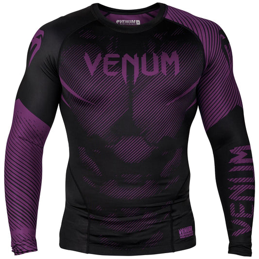 Venum NoGi 2.0 Rashguard - Langarm - Schwarz/Lila