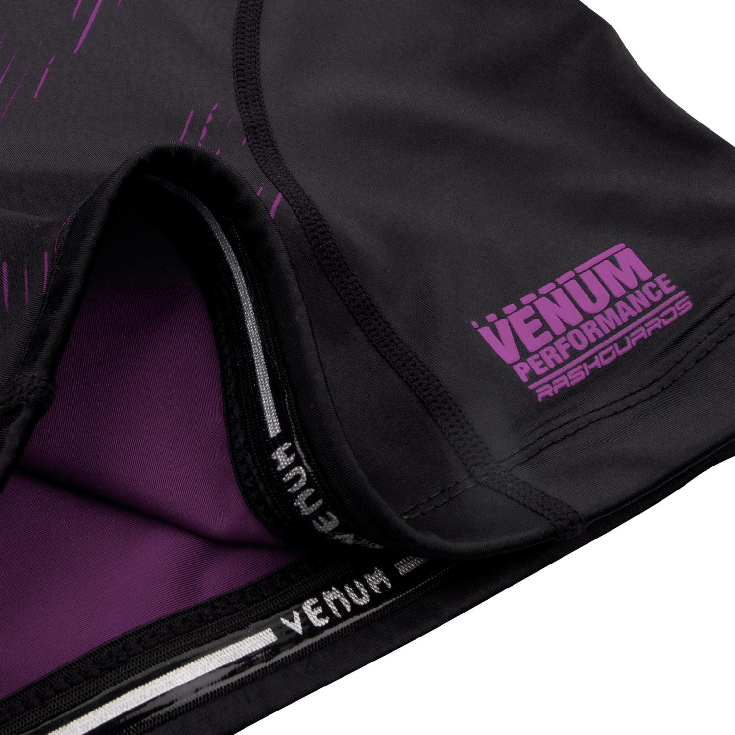 Venum NoGi 2.0 Rashguard - Langarm - Schwarz/Lila