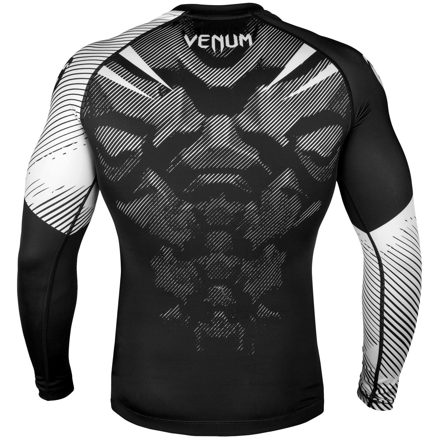 Venum NoGi 2.0 Rashguard - Langarm - Schwarz/Weiß
