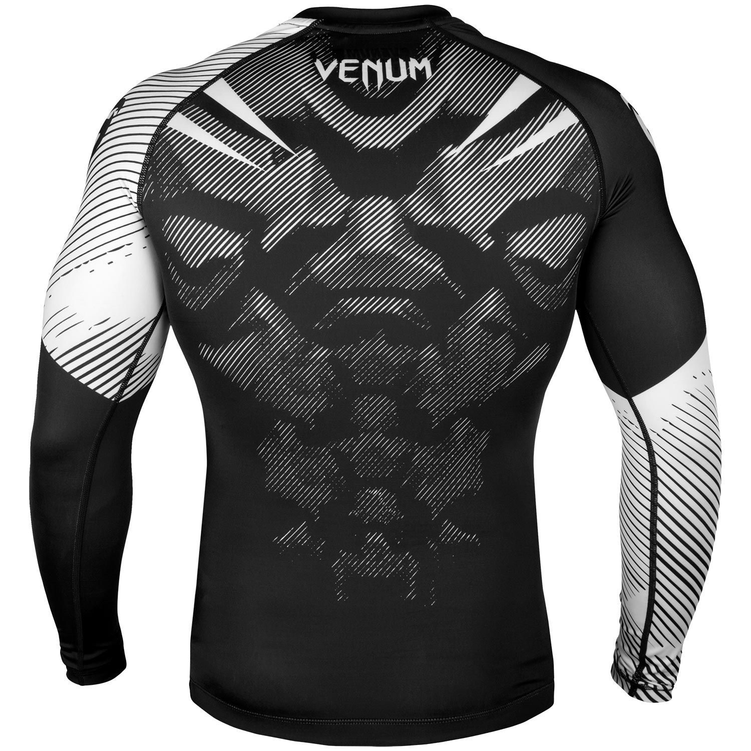 Venum NoGi 2.0 Rashguard - Langarm - Schwarz/Weiß