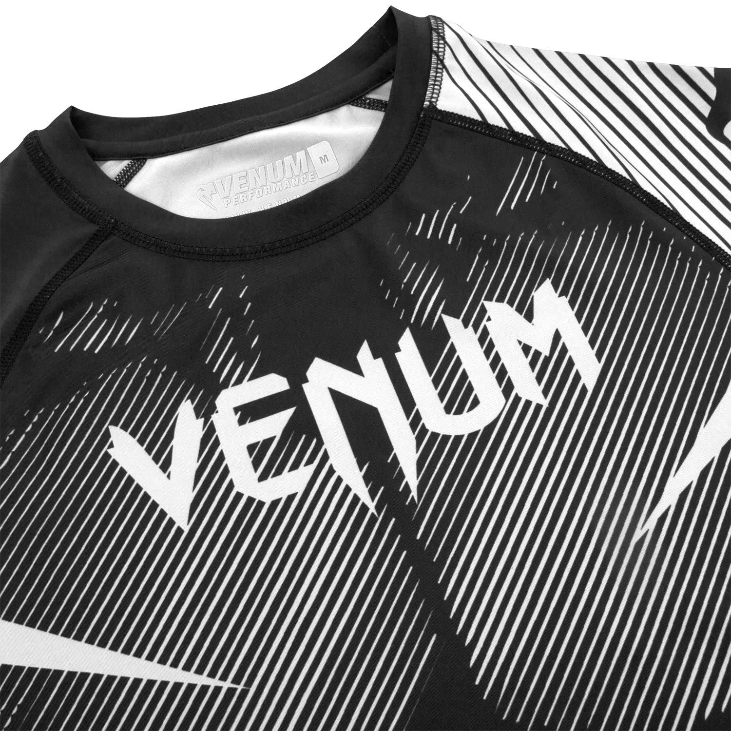 Venum NoGi 2.0 Rashguard - Langarm - Schwarz/Weiß