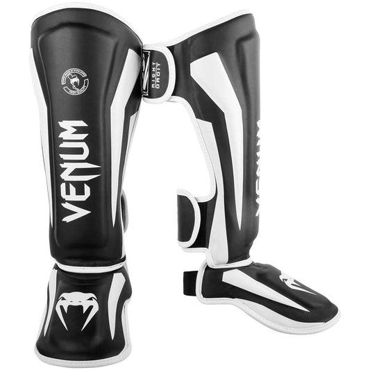 Venum Elite Standup Schienbeinschützer Schwarz/Weiß