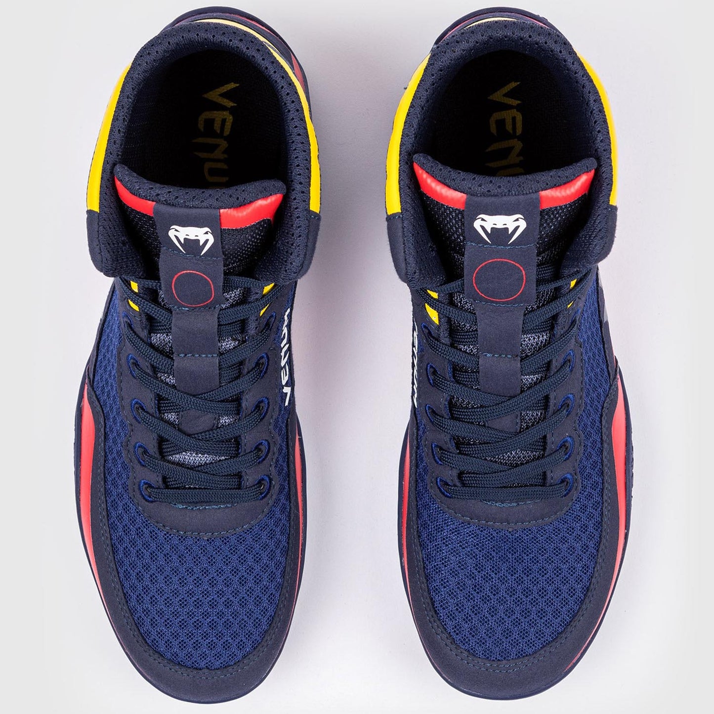 VENUM Wrestling Schuhe Elite blau-gelb