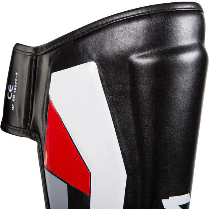 Venum Elite Standup Schienbeinschutz Schwarz/rRot/Grau
