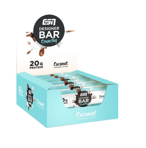 Designer Bar Crunchy 12x 60g Coconut