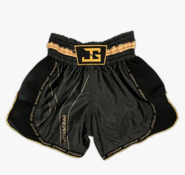 JOYA ESSENTIAL FIGHTSHORT - BLACK-GOLD