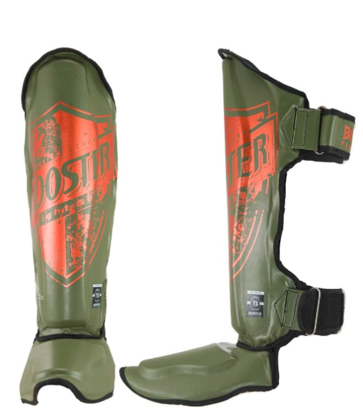 Booster Shinguards Kickboxing BSG Pro Shield 3 Green