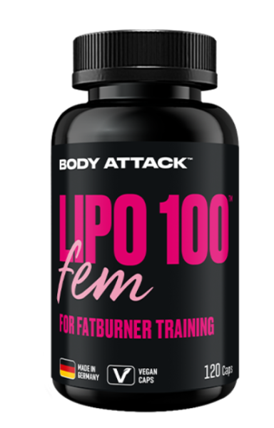 Body Attack LIPO 100 - FEM 120 Caps