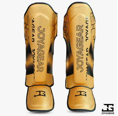 THE JOYAGEAR &quot;EVOLUTION&quot; SHINGUARDS- GOLD-BLACK