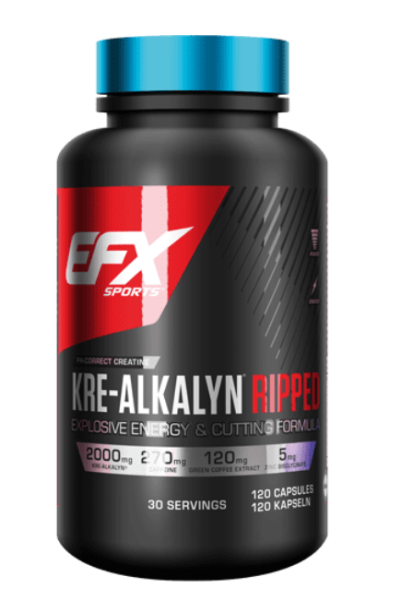 EFX Kre-Alkalyn Ripped - 120 Caps