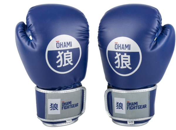 OKAMI fightgear Boxing Gloves Contender Blue