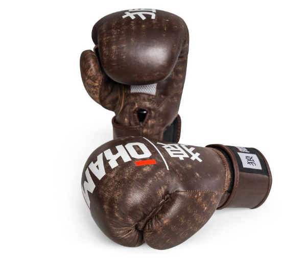 Okami fightgear Hi-Pro Boxing Gloves Vintage Leder