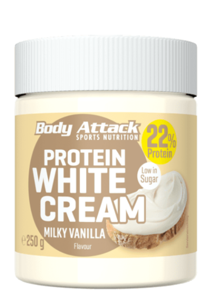 Body Attack PROTEIN WHITE CREAM MILKY VANILLA - 250 g