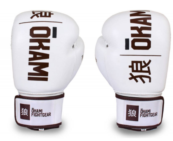 Okami fightgear Hi-Pro Boxing Gloves Blanc